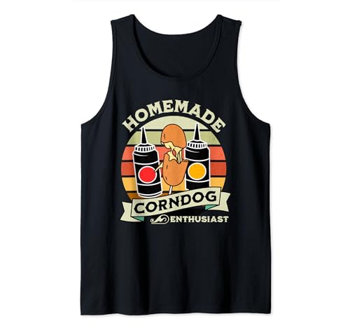 Perros de maíz divertidos para entusiastas del Corndog caseros Camiseta sin Mangas