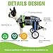 Lightweight and Adjustable Dog Wheelchair for Back Legs, Dog Carts with Wheels for Disabled Dogs, Thick Harness Support Mobility Cart for Pets (Blue, XS)