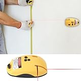 90 Degree Infrared Line Level, Electronic Laser Scale 2 Lines Vertical Horizontal Right Angle Measuring Tool Switchable for Hang Photos Install Shelves Lay Floors Indoor Construction - Image 4