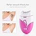 KEDA Hair Epilator Removal for Women - Cordless Women’s Epilator for Legs & Arms, Smooth Glide Hair Remover, Rechargeable Epilators Electric Tweezers - USB Recharge