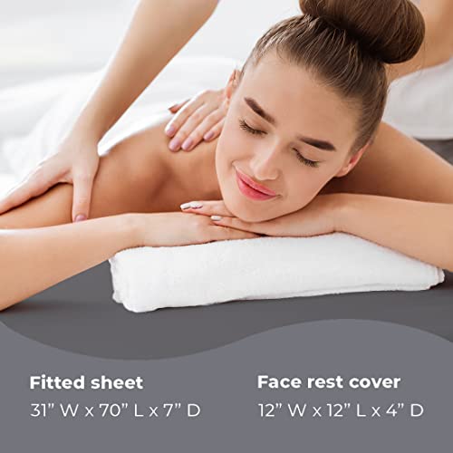 Housse imperméable table de massage avec protection repose-visage ForPro lavable - 5