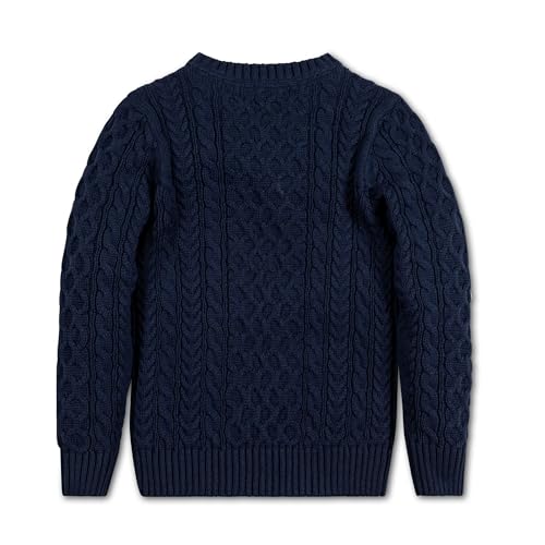 Image of Hope & Henry Boys' Long Sleeve Crew Neck Pullover Sweater