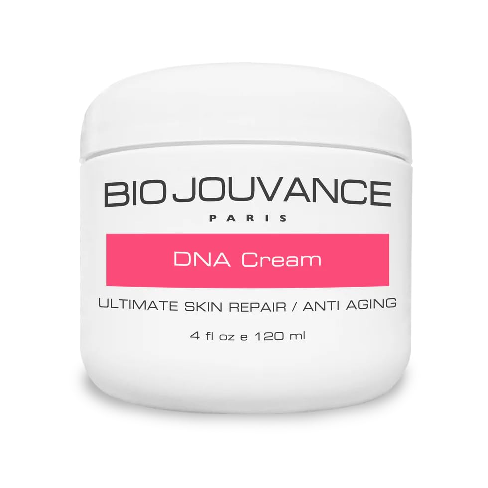 Marine DNA Cream 4 Oz (120ml) – 100% Natural Hyaluronic Acid Moisturizer with CoQ10, Squalane & Vitamins A–K | Deep Hydration, Firming & Skin Renewal Support