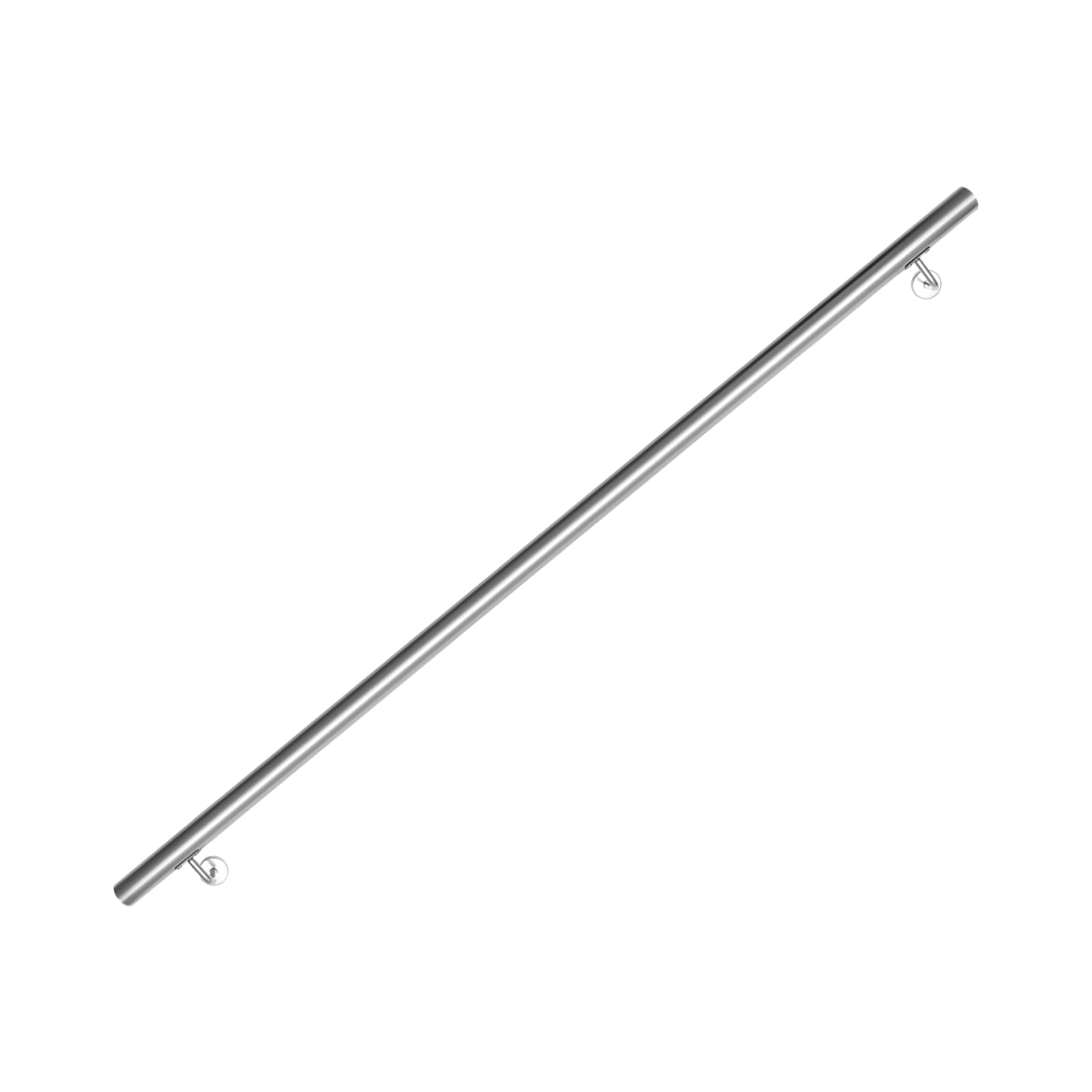 Corrimano ringhiera 160 cm corrimano in acciaio inossidabile l'intero kit può essere assemblato da solo accessori completi per le scale del balcone