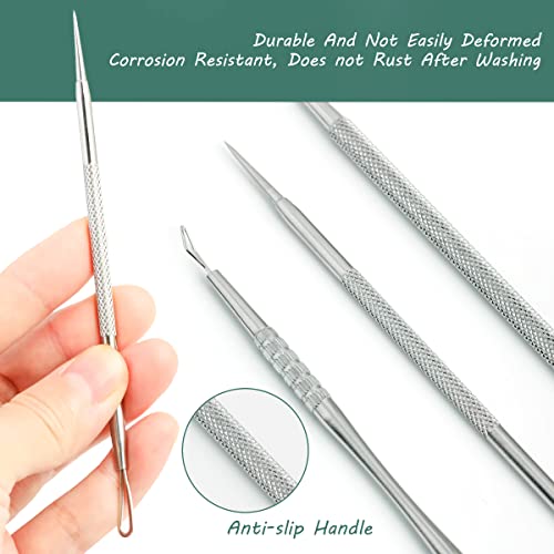 Blackhead Remover Tools, 2023 Latest 16 Pcs Pimple Popper Tool Kit, Acne Blackhead Tools For Blemish, 410 Premium Professional Stainless Acne Pimple Extractor Tool With Metal Box #TOP4