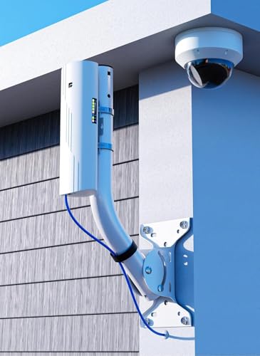 Image of Universal Antenna Mount 2-Pack, Heavy-Duty Reversible J-Pole. Wall /Pole Mount for Outdoor Antennas, Wireless Bridge, Point to Point, WiFi Extender, Starlink, Weather Proof. (UB-AM) (GS-1155NY)