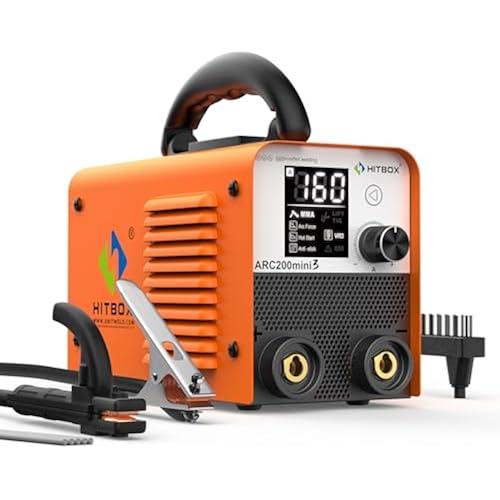 HITBOX 200A Stick Welder, 110V MMA/ARC and Lift TIG with LCD Display