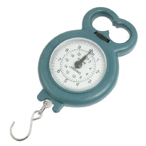 Báscula portátil de plástico 10Kg verde oscuro miniatura 1