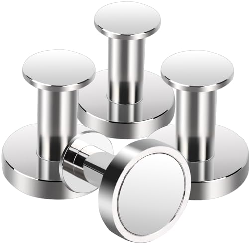 MIN CI 4 ganci magnetici extra forti, 36 mm magneti forti, N52, ad alte prestazioni, ganci magnetici, magneti al neodimio, ganci da cucina per campeggio, garage, cucina