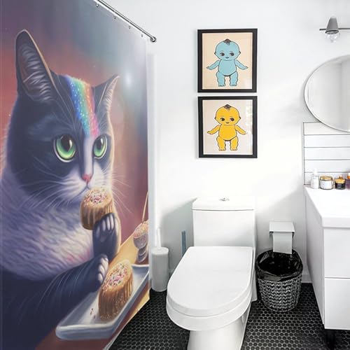 Rideau de douche imperméable et lavable en machine pour entretien facile
