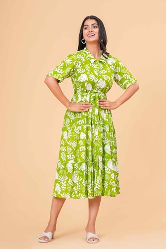 Image of Women's Stylish Floral Printed One-Piece Maxi Dress for Women - Elegant Long Dress