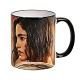 Elbenwald Taza con Motivo de Kora y Logo para los Fans de Rebel Moon 320 ml Cerámica Multicolor