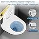 Wandhängende Toilette,
