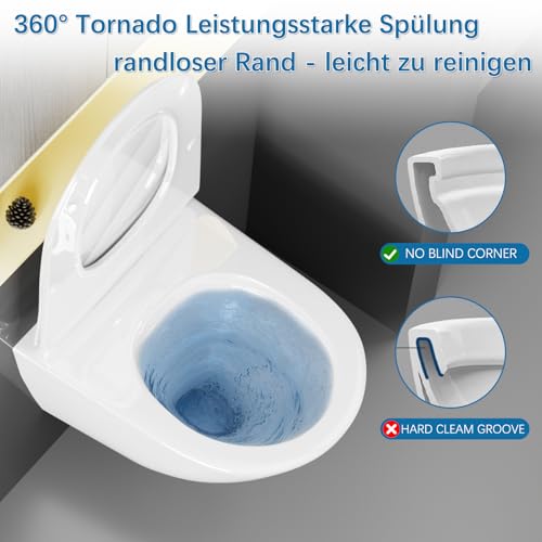 Wandhängende Toilette, – Bild 5
