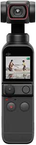 DJI Pocket 2 - Caméra 4K à Stabilisation 3 Axes, Vlog, Vidéo Ultra HD, Photo Haute Résolution 64 MP, 1/1.7” CMOS, HDR, Réduction du Bruit, Timelapse, Slow Motion, 8x Zoom, Livestreaming , Noir