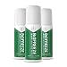 Biofreeze Pain Relief Roll On 3 oz Colorless RollOn Fast Acting Long Lasting Powerful Topical Pain Reliever Pack of 3 Packaging May Vary