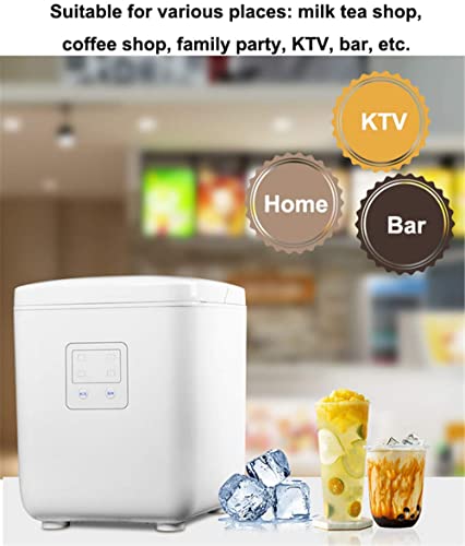 Eismaschine, Theken-Eiswürfelbereiter 15 kg EIS / 24 Std. Eisbereit / 8 Min. Abnehmbarer Korb Eisschaufel Leise Einfache… – Bild 8