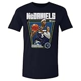 500 LEVEL Jaden McDaniels Minnesota Timberwolves Shirt - Jaden McDaniels Minnesota Timberwolves Premiere WHT (True Navy, Large)