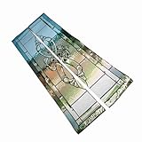 Türaufkleber, Türaufkleber, 2 Stück, Abziehen und Aufkleben, Buntglas mit...