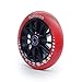 Ruote Monopattino 2pcs 125mm * Rotella scooter da 24 mm / ruote di pattinaggio della velocità in linea con pattini cuscinetti 125 grande gomma 125mm rodas Ruote Monopattino Freestyle ( Color : Red )