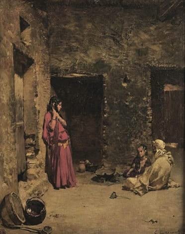 Impression Prints Toile À Biskra Guillaumet Tableau Galerie Prestige