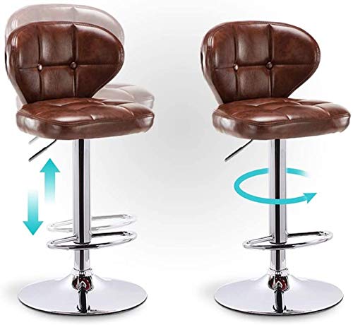 Tabouret de bar moderne au design épuré chaise pivotante de réception noire