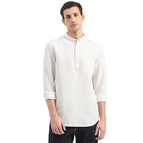 Image of United Colors of Benetton Men's Cotton Regular Fit Spread Collar Solid Shirt
