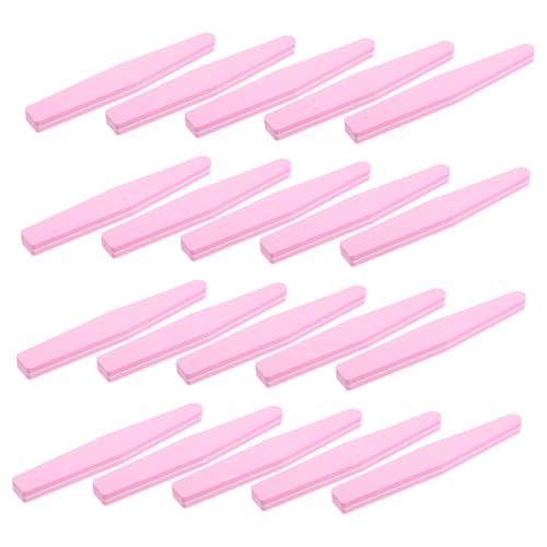 Hemobllo 20 piezas Limas de Uñas Profesionales de Esponja Herramientas de Manicura para Salón y Doméstico Pulidoras de Uñas Duraderas y Seguras para Cuidado y Esmaltado
