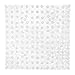 Produktbild Relaxdays Duschmatte Steinoptik, rutschfeste Duscheinlage mit Saugnäpfen, waschbar, quadratisch 53 x 53 cm, transparent