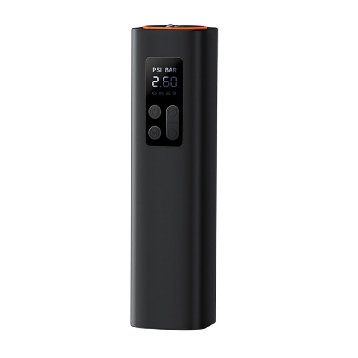 Beavorty Compresor Pantalla Coche Eléctrico de Neumáticos para Portátil y Digital y Apagado Automático, Material de Cobre Abs y Caucho Negro Bicicleta Adecuado para Senderismo y Camping