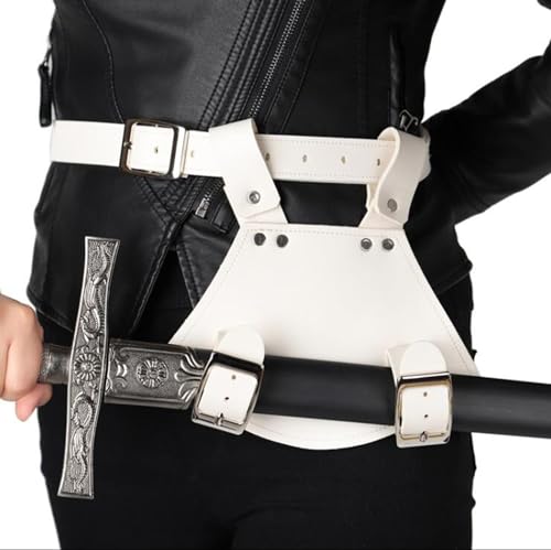 Ceinture de chevalier steampunk reglable pour fixer une epee sans glisser