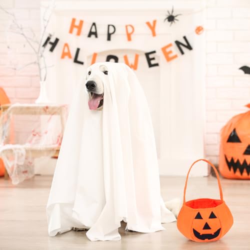 Disfraz de Fantasma para Perro y Gato miniatura 4