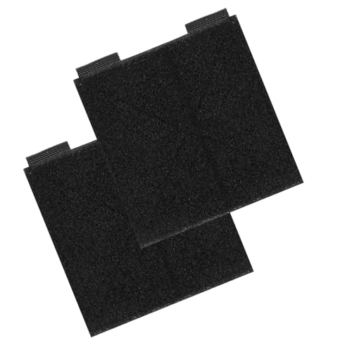 2 Pcs Black Square Tactical Hook and Loop Adapter Panel for Patch Display Boardfor Patch Display Board and Insignia Patches