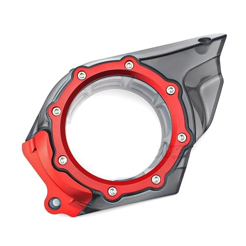 Couvercle de protection pignon moto Vespa GTS 300 anti-boue et débris, finition CNC