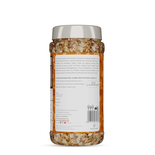 Image of Neuherbs 3-in-1 Raw & Unroasted Protein Seeds Mix 200gm | Diet Snacks | Super Seeds Mix For Eating | Healthy Food For Weight Management