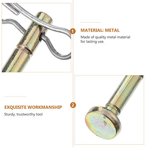 Foto von Cabilock 10 Stück Scherstift Splint Ersatzwerkzeuge Kompatibel für Schneefräse 738-04124 714-04040