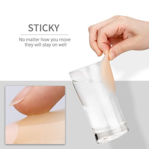 Voch Gala 5 Pairs Nipple Covers For Women Reusable Sticky Adhesive Silicone Breast Nipple Pasties Petals With Exquisite Travel Box #TOP2