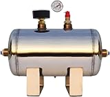 Portable et facile à utiliser: circulation d'air, peu de bruit et facile à utiliser. Le réservoir de gaz adopte le soudage à l'arc d'argon fort, l'interface filetée de haute qualité, l'ouverture précise. Trou traversant supérieur: NPT 1 / 2 