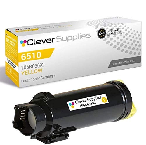 CS Replacement Toner Cartridge Compatible with Phaser 6510/WorkCentre 6515 106R03692 Yellow for Phaser 6510 WorkCentre 6515