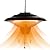 TRUSTECH Hanging Patio Heater, 1500W Infrared Heater for Outdoors/Indoors, 3s Fast Heating, Quiet, IP34 Waterproof, Adjustable Chain, Ceiling Heater for Home/Garage/Balcony