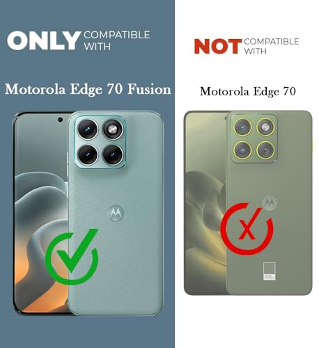 Image of Jkobi Rubberised Back Cover Case for Motorola Moto Edge 70 Fusion (Textured Grip Design | Micro-Fiber Cloth Inside | Slim and Light Weight | Soft Touch and Feel)