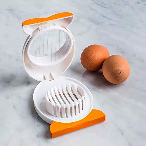 Joie Wedgey Egg Slicer, Easy Egg Preperation for Appetizers and Salads, Great for Soft Fruits and Vegetables, Hand Wash, White - Image 3