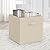 11x11 Storage Bins, Set of 4 Storage Cubes, Collapsible Cube Storage Box, Fabric Closet Organizers with Handles for Home, Office, Closet Shelf Cabinet, Bookcase, Beige