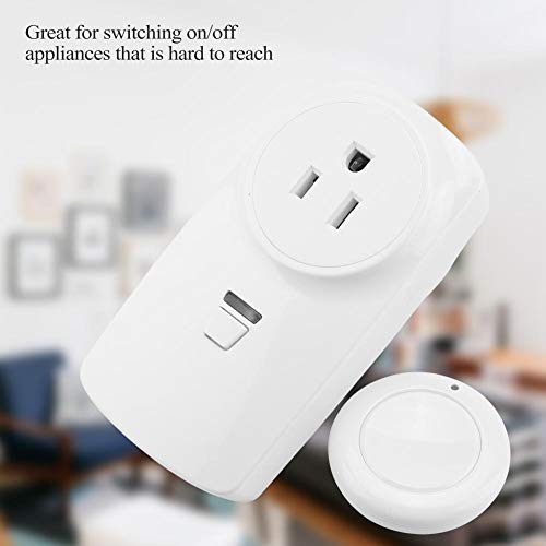 Wireless Power Socket Adjustable Remote Control Outlet Switch for Household Lamp Electrical Appliances - Thumbnail 5