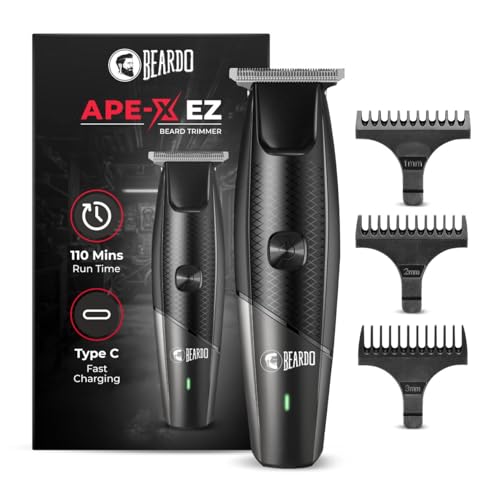 Beardo Ape-X EZ Trimmer for Men Beard | 110 Min Run Time | 7000 R...