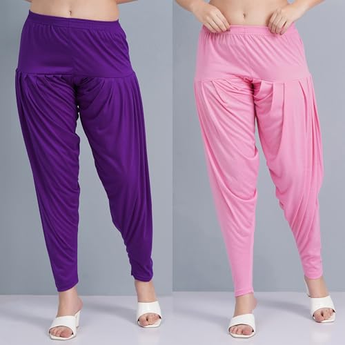 Image of Buy That Trendz Patiala Salwar for Women Relaxed Fit Viscose Patiyala Salwar Harem Bottom Pants