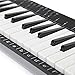SWAN 37 Keys Full Music Theory Mouth Wind Piano For Beginners Adults Teaching Gifts Mouth Organ Keyboard instrument With Soft Long Tubes, Short Mouthpieces, Handbag, Black
