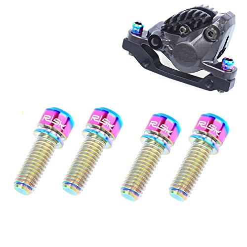Juscycling Pack of 4 pcs Titanium Bolts Screws for...