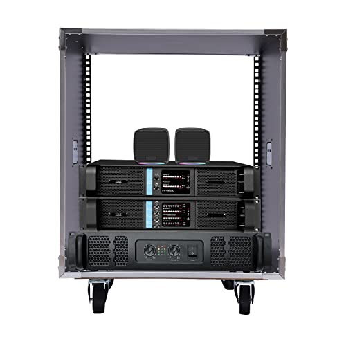 12U Rolling Network & AV Rack with Handles
