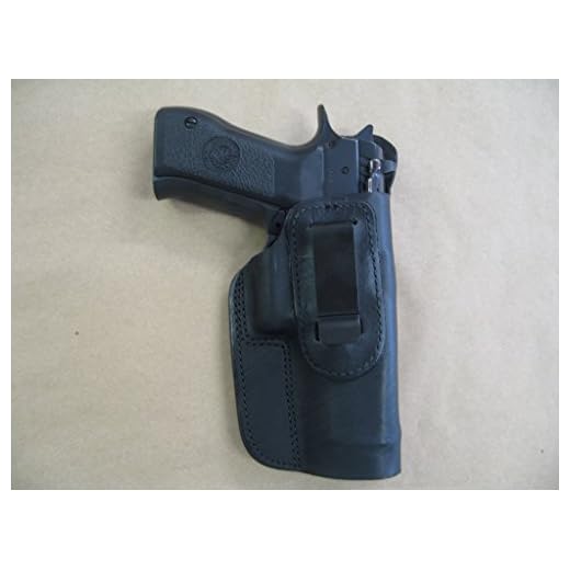 IMI Jericho 941 IWB Leather in Waistband Conceal Carry Holster Black